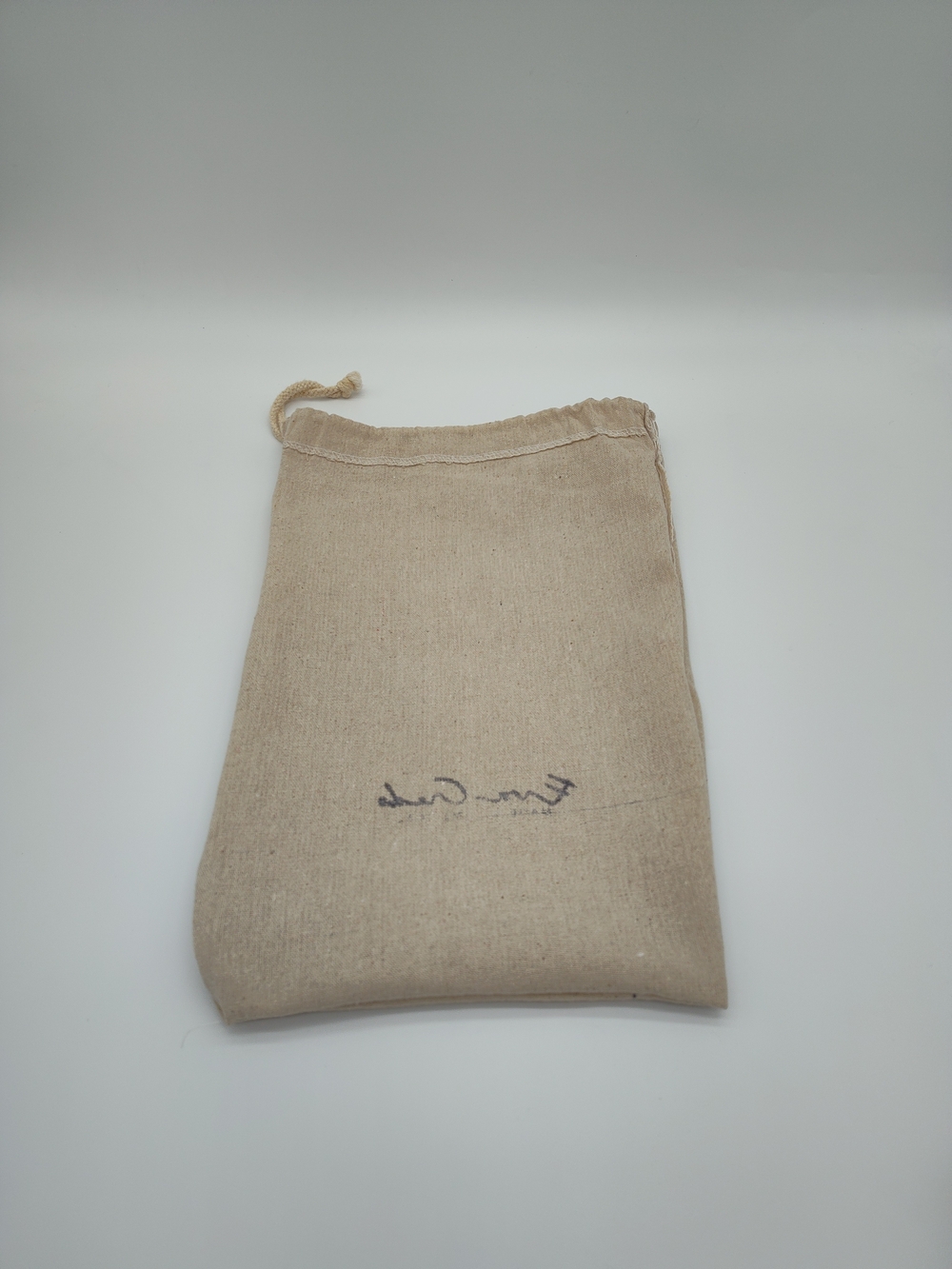 EVA CREDO Made in America Linen Drawstring Dust Bag Beige Storage Pouch EUC - Picture 4 of 6
